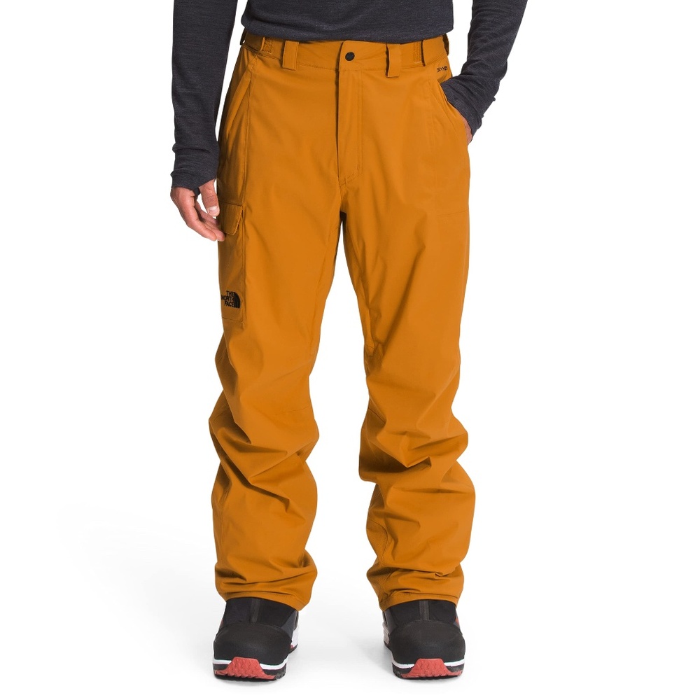 The North Face Men's Freedom Snow Pants Size S/Reg Citrine Yellow
